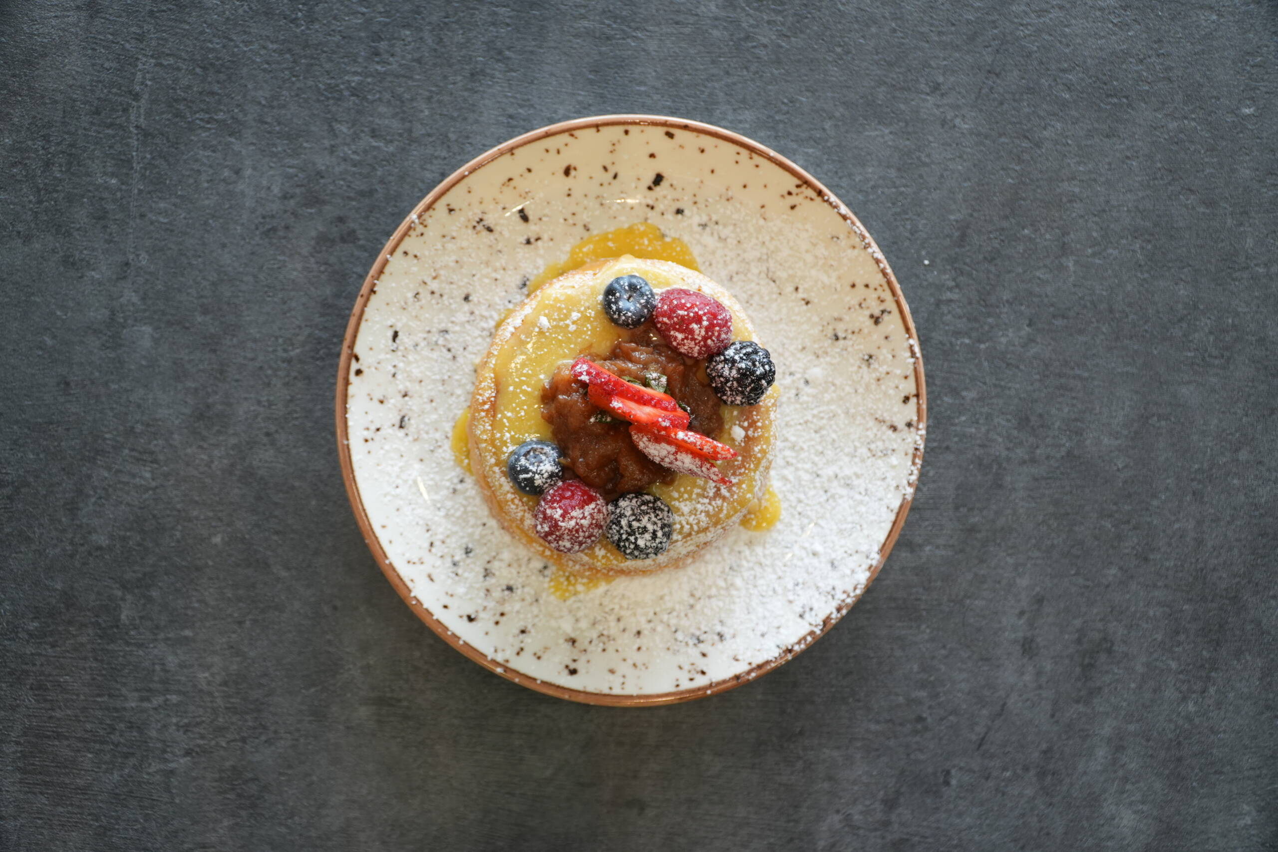 Pancake with Lemon Curd
