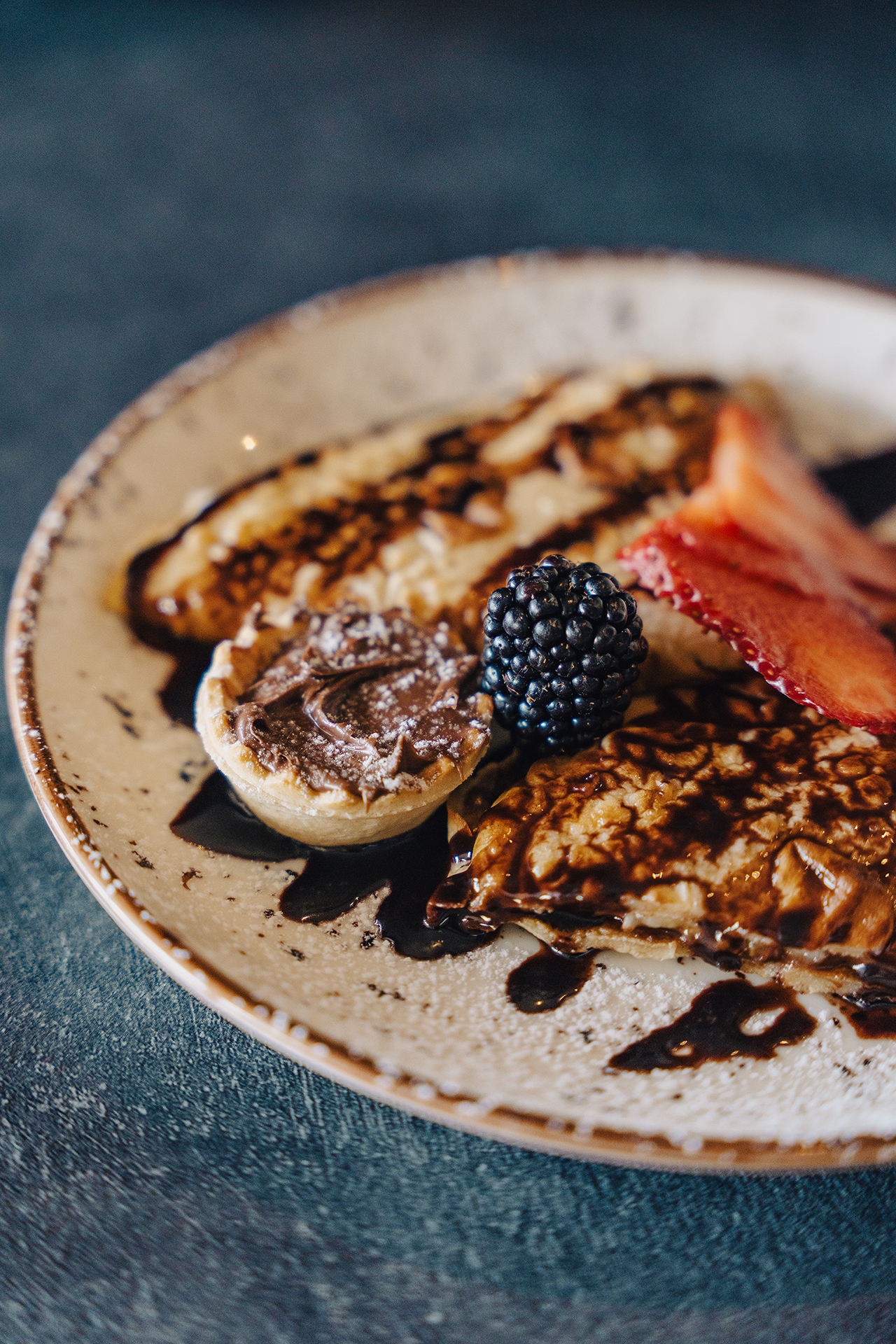 Crepes with Banana and Nutuella